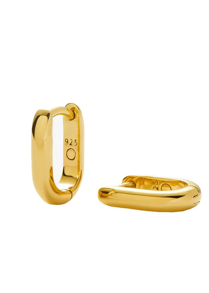 Missoma Classic Ovate 18kt gold vermeil hoop earrings 1