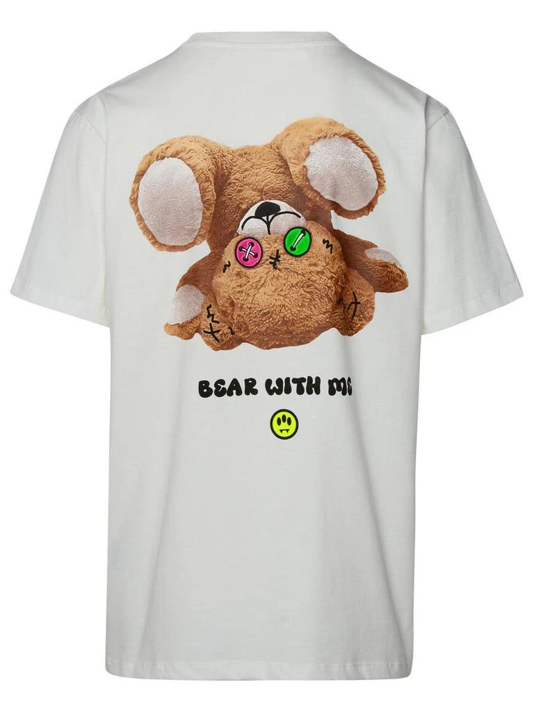 BARROW Barrow White Cotton T-Shirt 3
