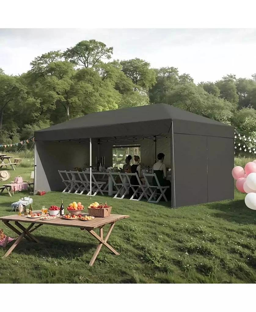 gaomon Pop Up Canopy Tent with 4 Sidewalls for Events, Parties, Camping