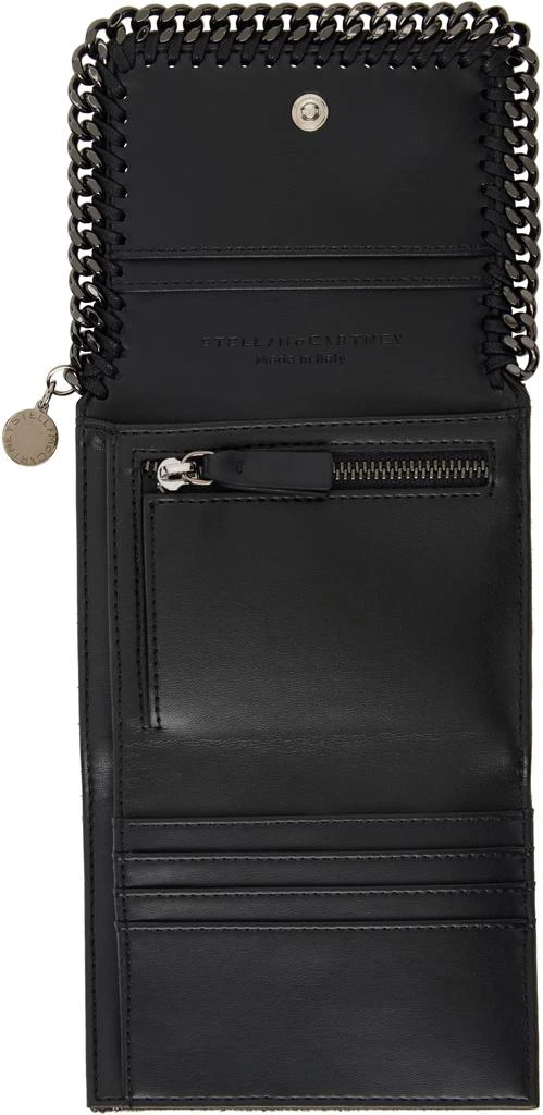 Stella McCartney Black Falabella Small Flap Wallet 3