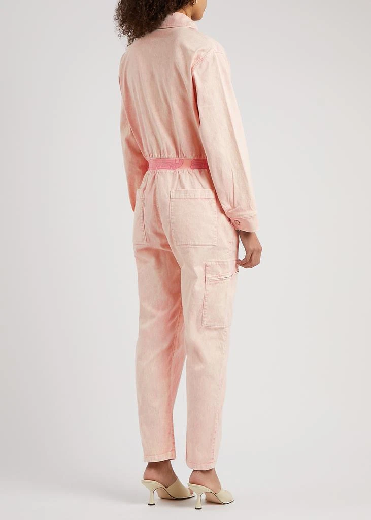 Stella McCartney Light pink stretch-denim jumpsuit 3