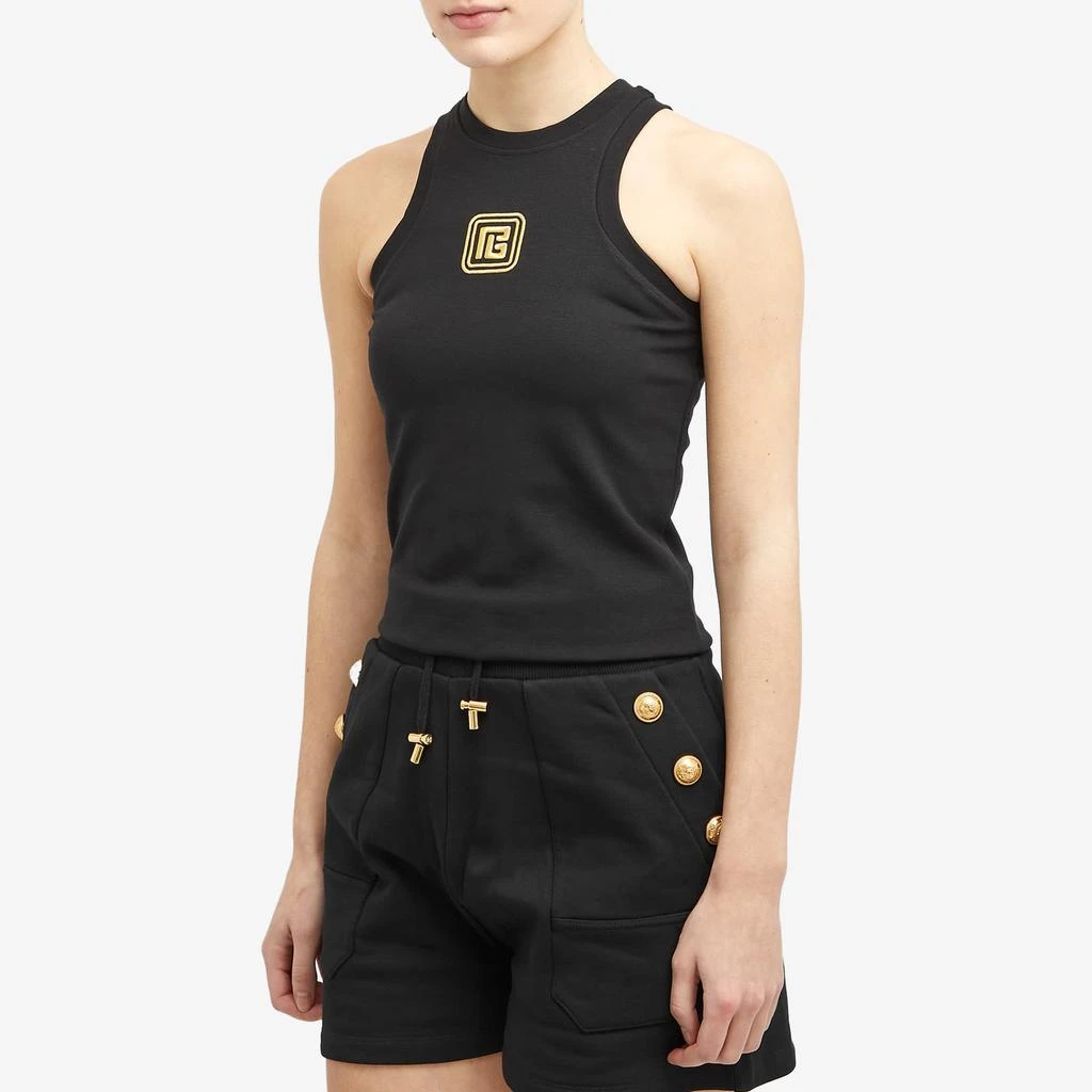 Balmain Balmain Retro Stretch Tank Top 2