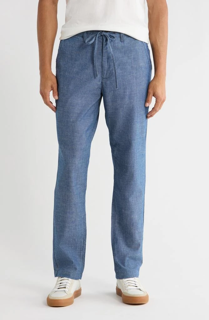 AG Garreth Slim Fit Chambray Drawstring Trouser Joggers