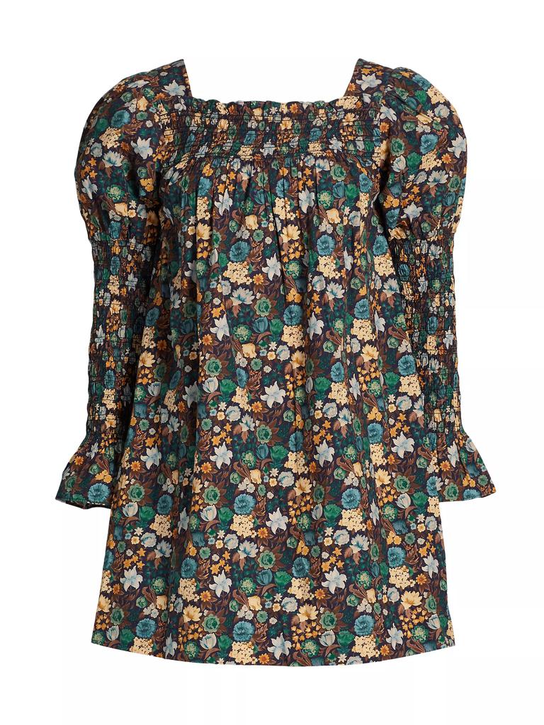 DÔEN Sabia Floral Cotton Minidress