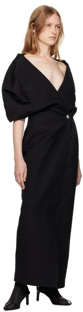 Khaite Black Truman Maxi Dress 4