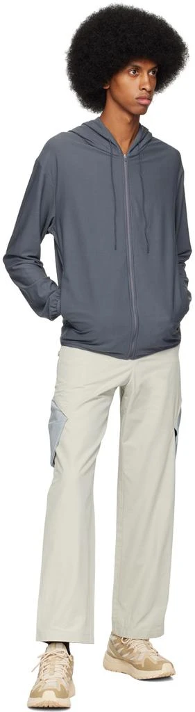 Post Archive Faction SSENSE Exclusive Gray 5.0 Center Hoodie 4