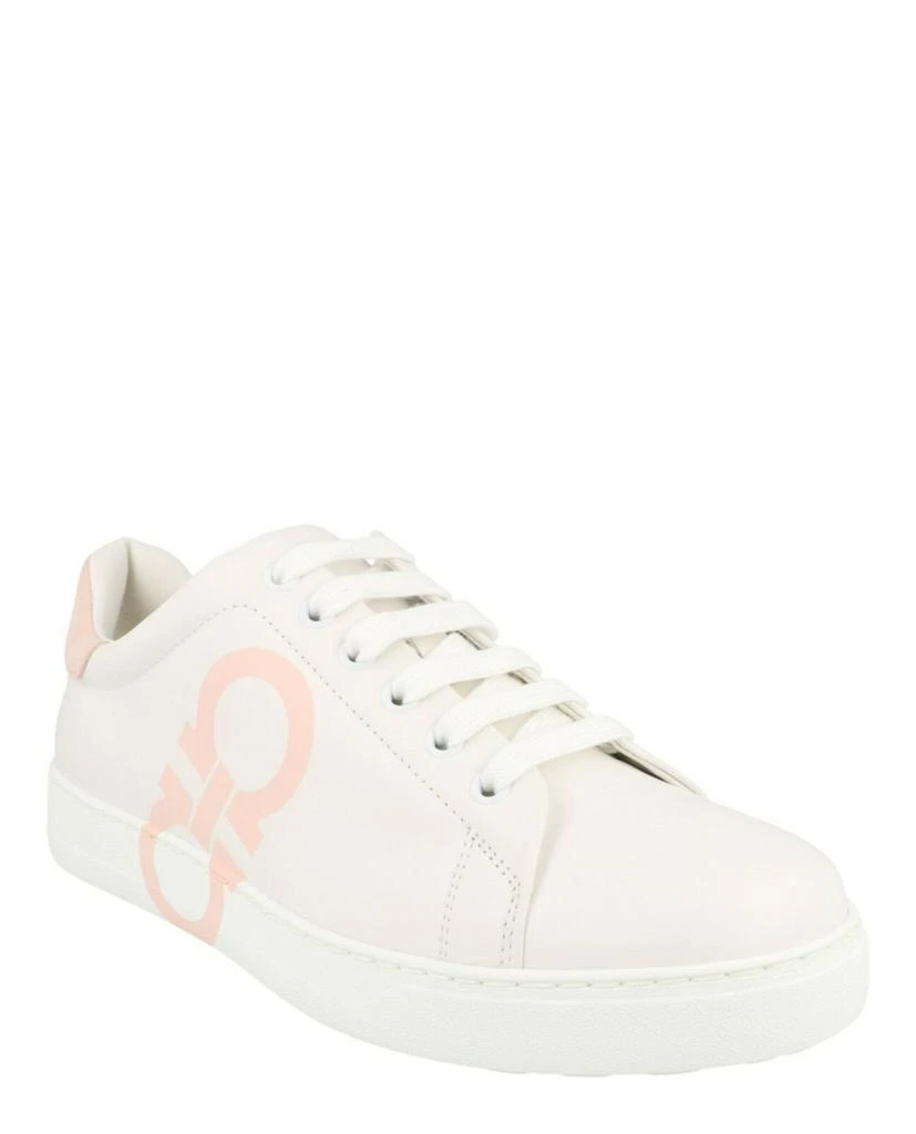 Salvatore Ferragamo Number Leather Low-Top Sneakers 2