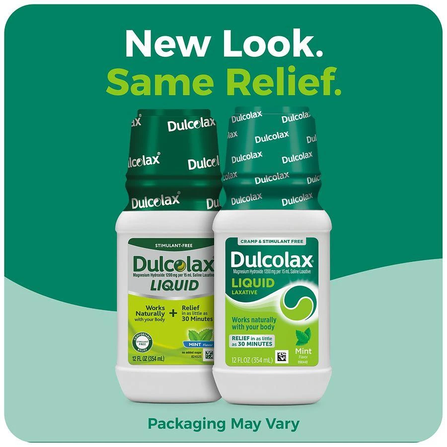 Dulcolax Liquid Laxative for Constipation Relief Mint 3
