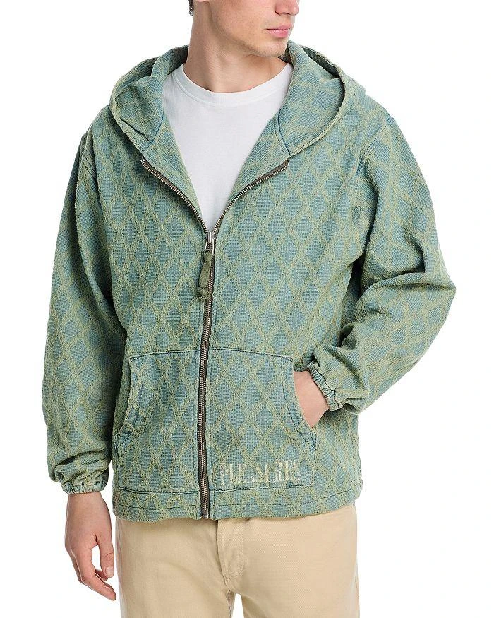Pleasures Diamond Jacquard Regular Fit Zip Hoodie 1