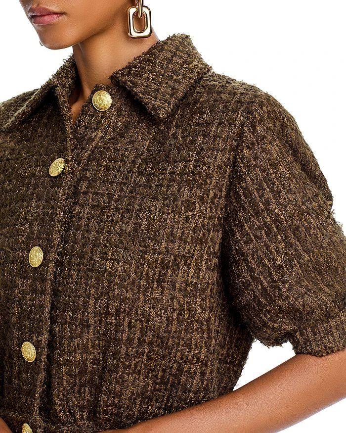 L'Agence Cove Tweed Cropped Jacket 5