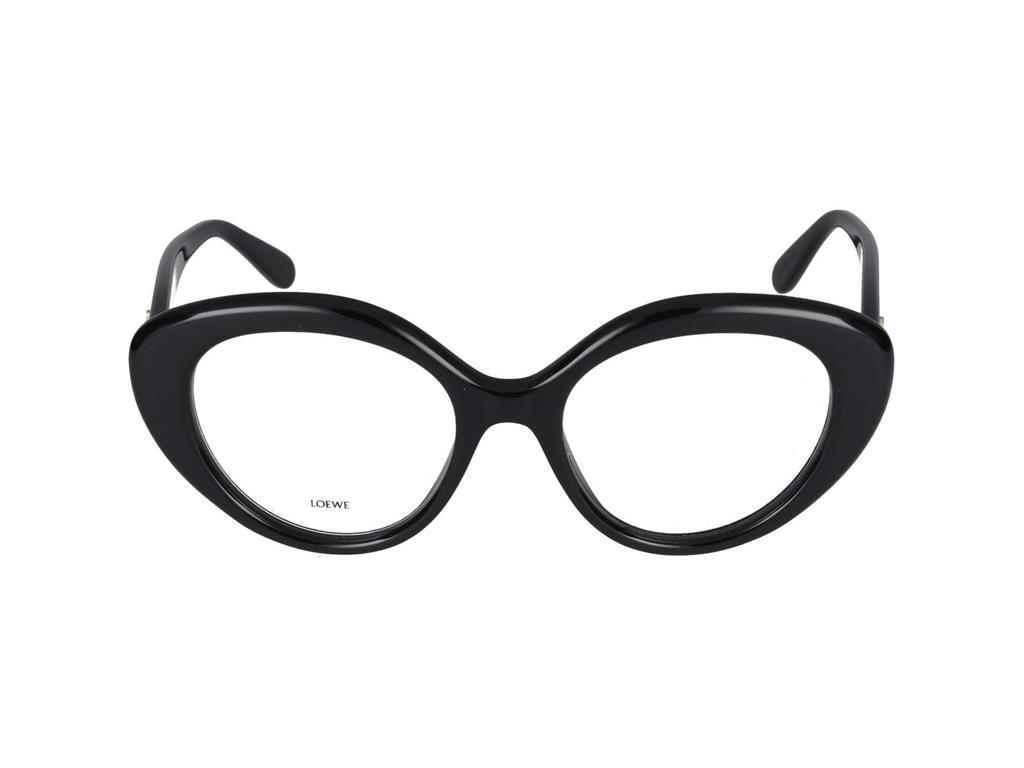 【LOEWE】Curvy round glasses Curvy round glasses in brown - Loewe | Mytheresa