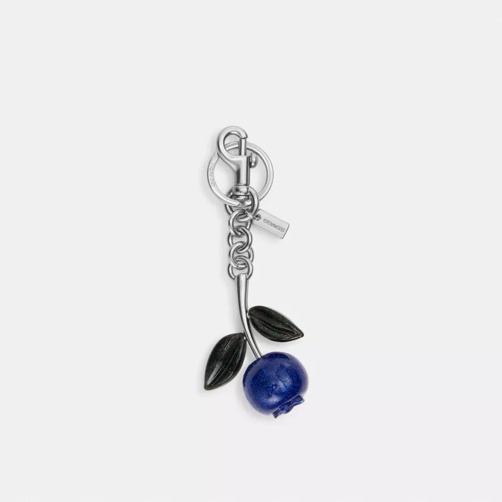 Coach Glitter Blueberry Bag Charm 1