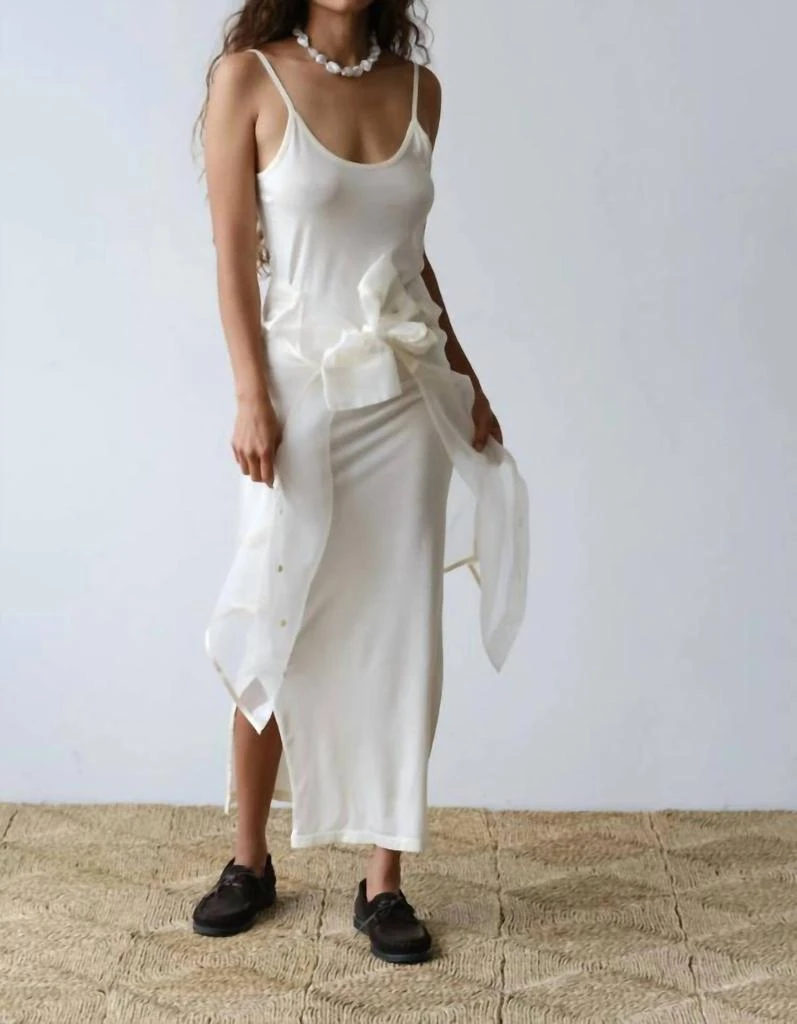 Donni. - The Jersey Slip Dress  On Sale Now with Up to 57% Off | Discover  Exclusive Deals & Savings at BeyondStyle  Authentic DONNI. women > dresses  > maxi|4293768030|beige|clothing|cotton|dresses|maxi|solid|women with