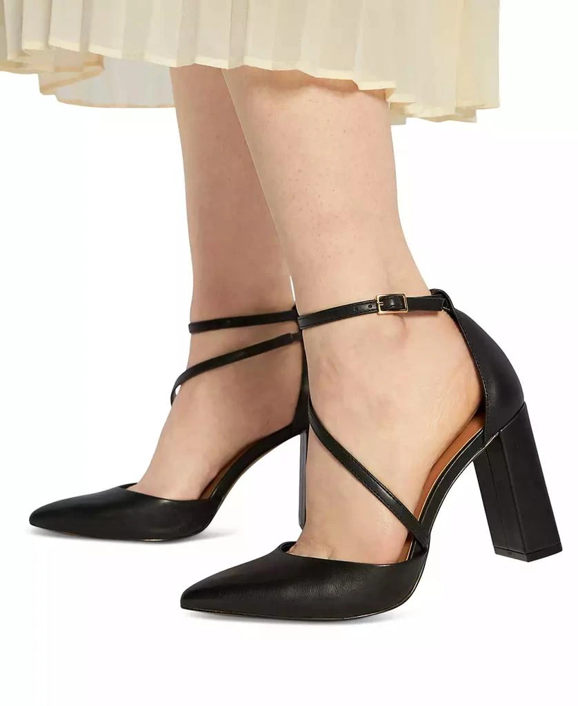 ALDO Women's Milley Two-Piece Strappy Pointed-Toe Pumps 6