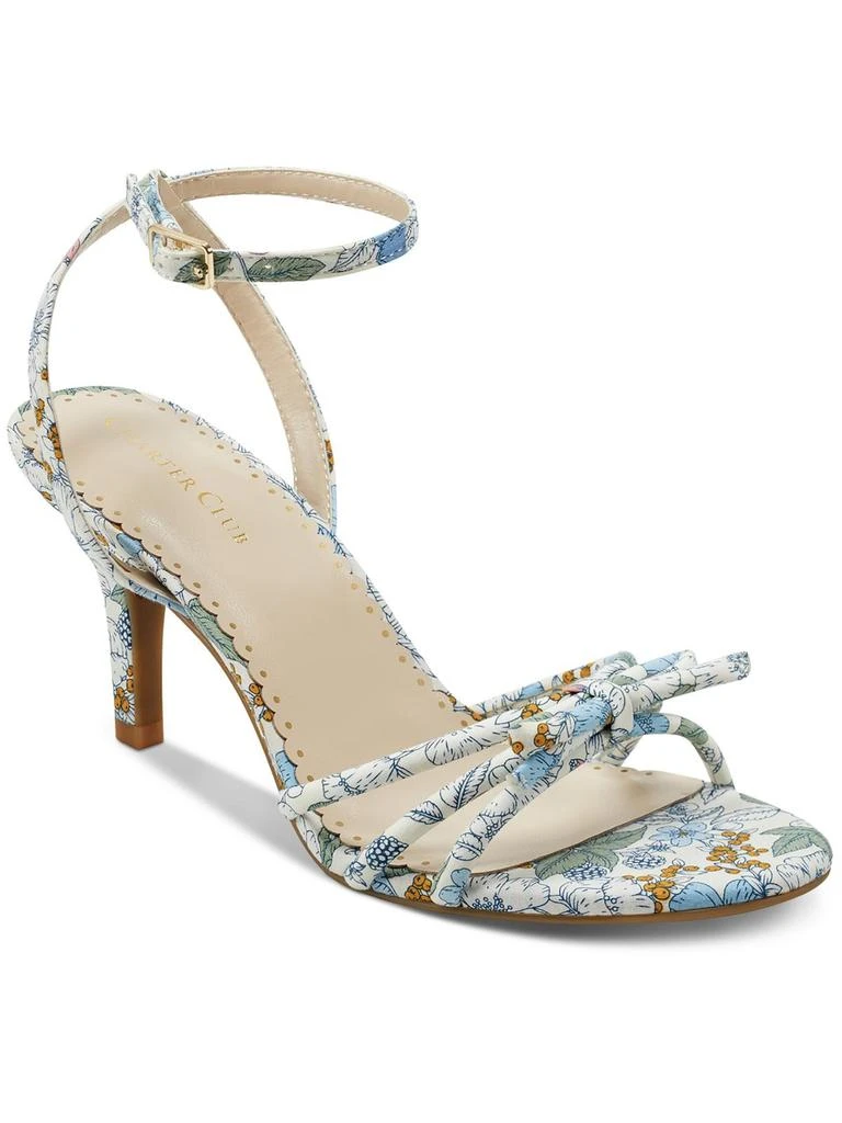 Charter Club Mirabell Womens Bow Round Toe Heels 1
