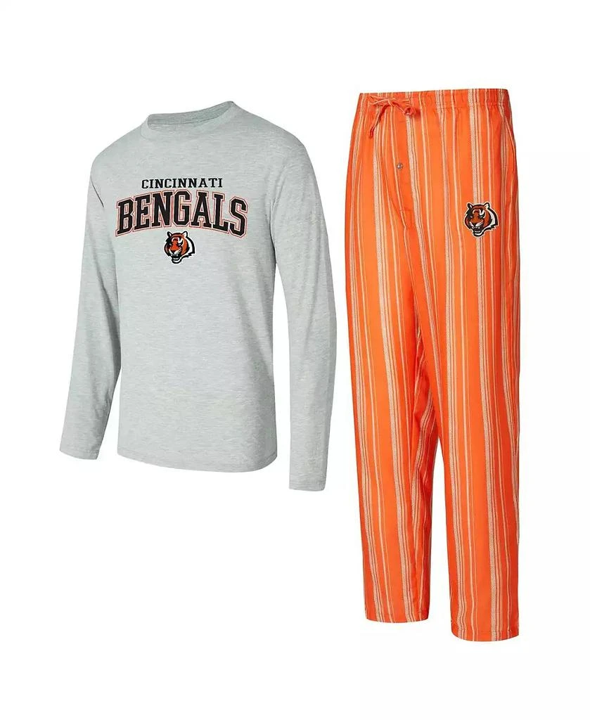 Concepts Sport Men's Cincinnati Bengals Petition Long Sleeve T-Shirt Pants Sleep Set 1