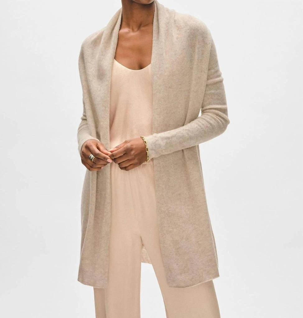 White + Warren White + Warren - Cashmere Trapeze Cardigan 1