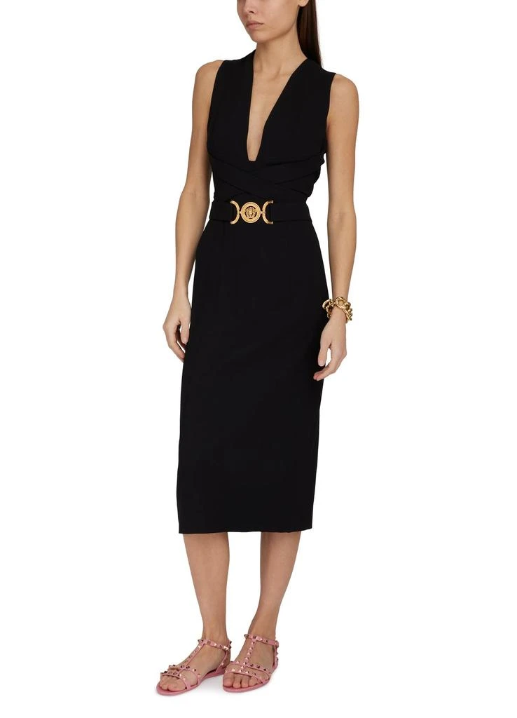 Versace Medusa Belted Dress 2