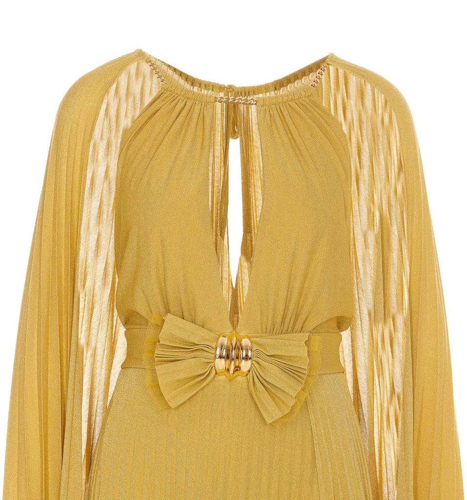 ELISABETTA FRANCHI Elisabetta Franchi Bow-Detailed Red Carpet Dress 4