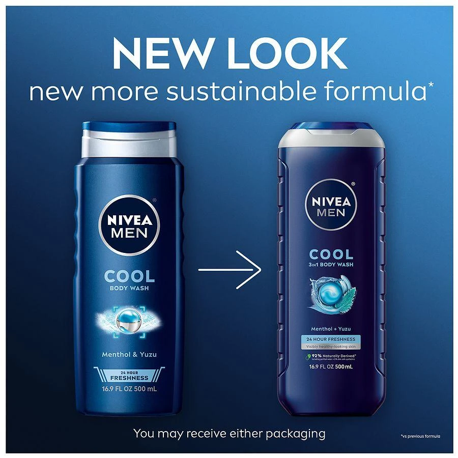 Nivea Body Wash With Icy Menthol Cool 10