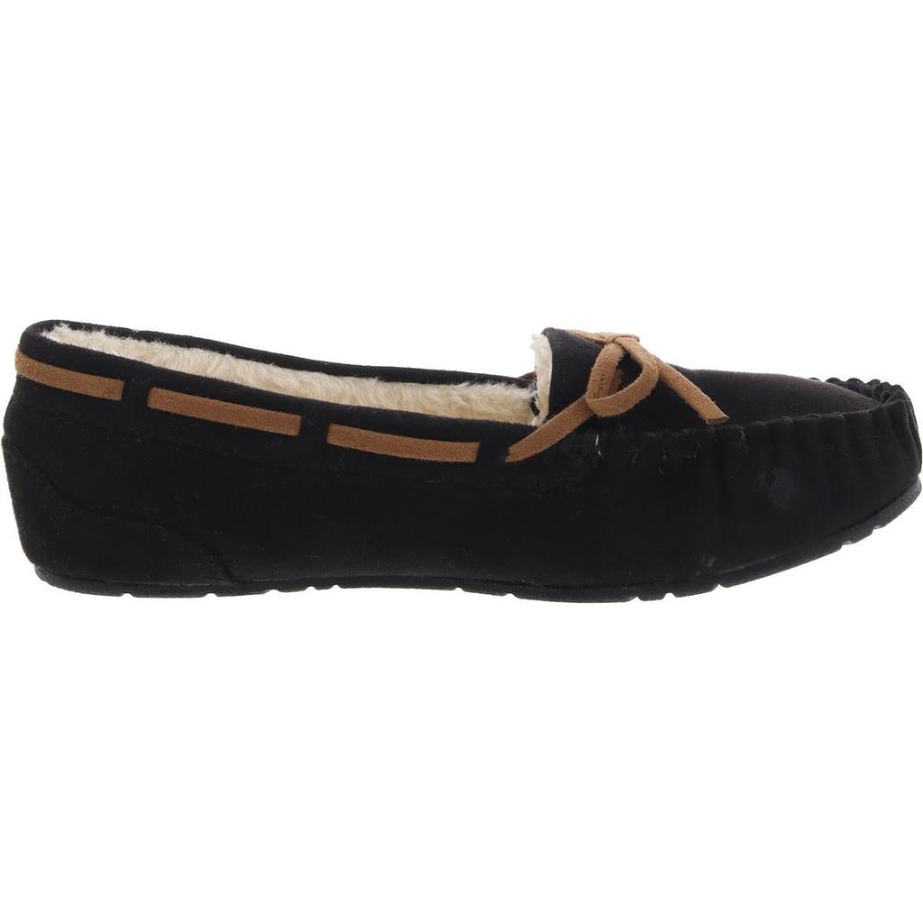 UNIONBAY Yum Womens Faux Fur Lined Faux Suede Boat Shoes