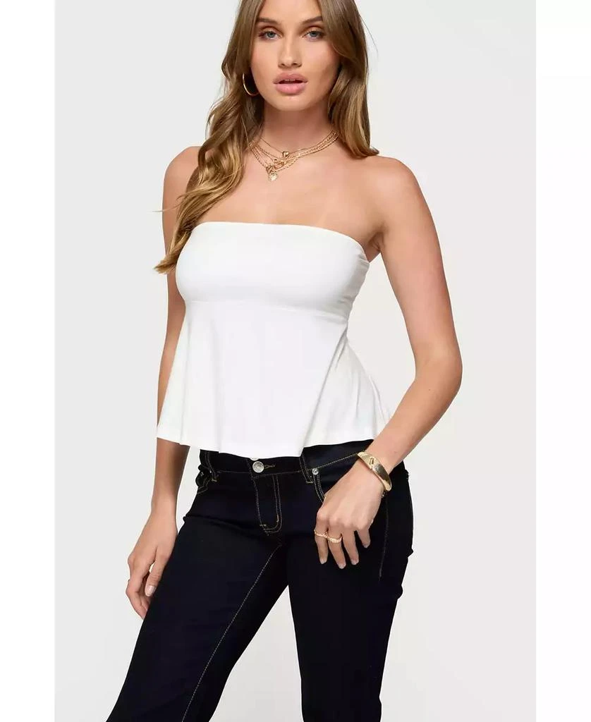 Edikted Women
s Beaux Strapless Babydoll Top 4