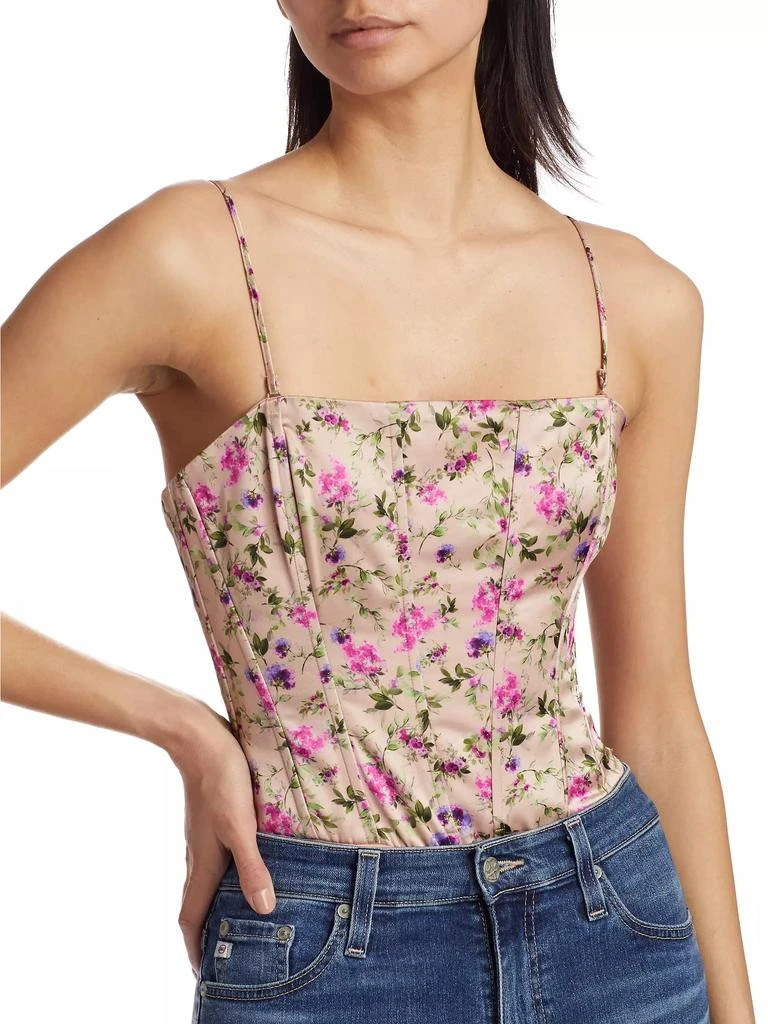 Cami NYC Tamara Floral Corset Bodysuit 7