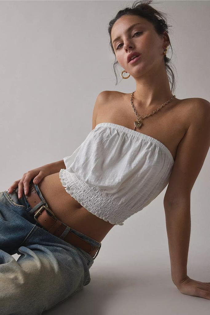 Urban Outfitters UO Maris Ruched Bubble Tube Top