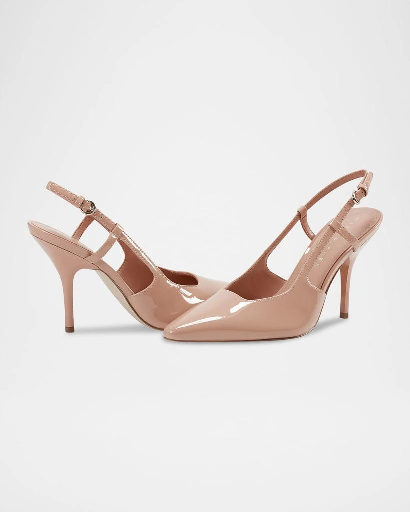Marc Fisher Torry Patent Leather Slingback Pumps 5
