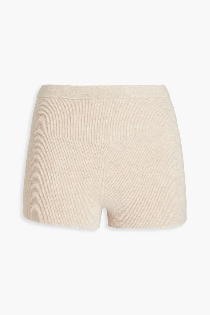 Naadam Ribbed cashmere-blend shorts 1