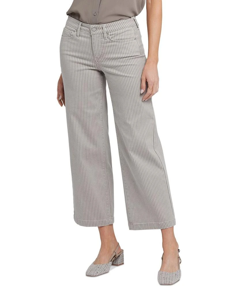 NYDJ Teresa High Rise Ankle Wide Leg Jeans in Hidden Lodge 1