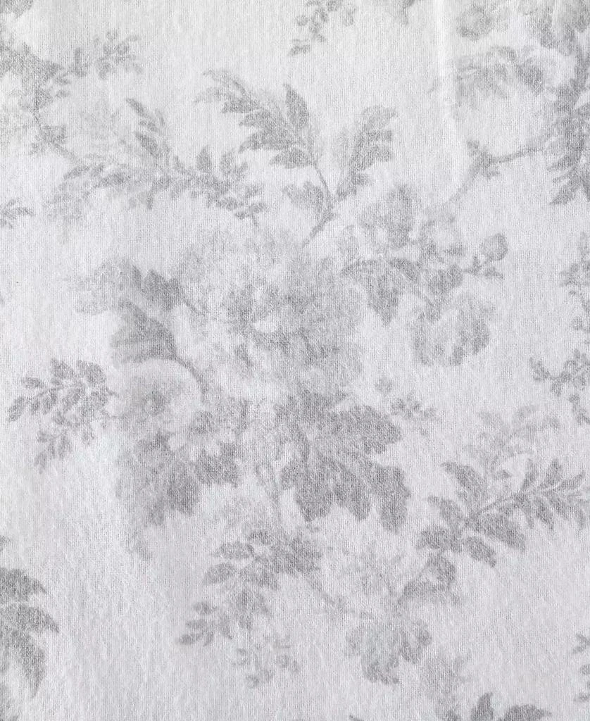 Laura Ashley Laura Ashley Cotton Flannel 4-Piece Sheet Set, Queen 6