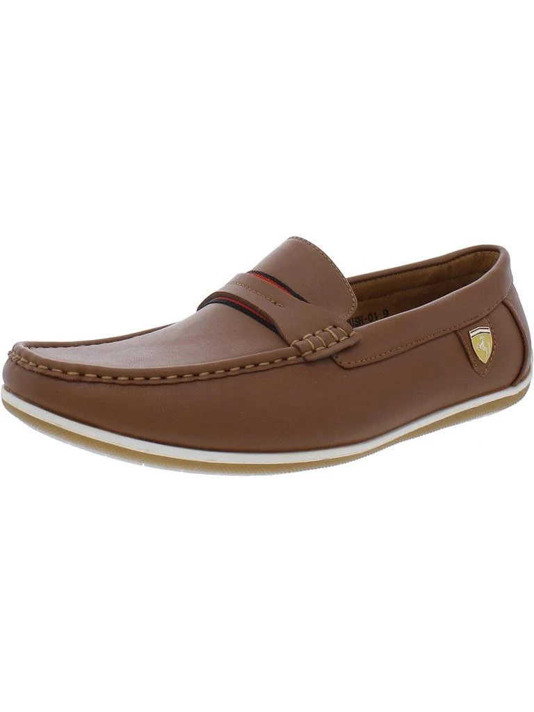 BRUNO MARC NEW YORK Bush 01 Mens Faux Leather Slip-On Loafers 1