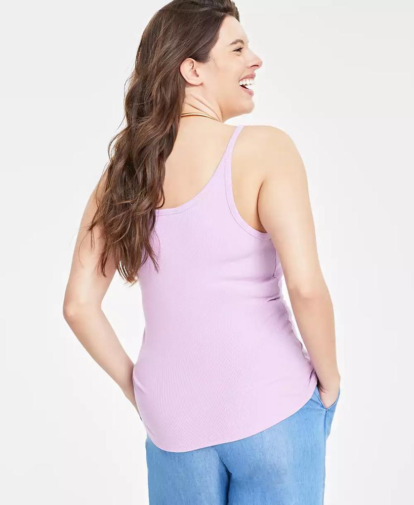 On 34th Women's Ribbed Scoop-Neck Tank Top, Created for Macy's
