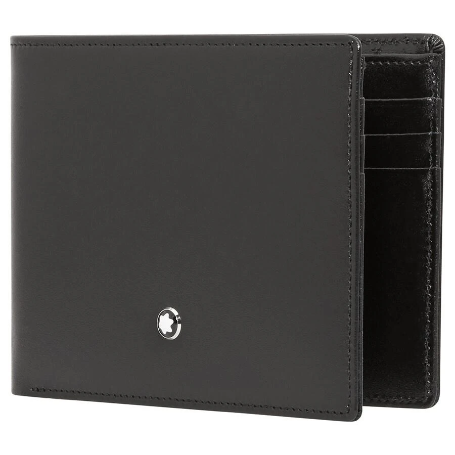 MontBlanc Montblanc Meisterstuck Leather 6cc Wallet In Black 2