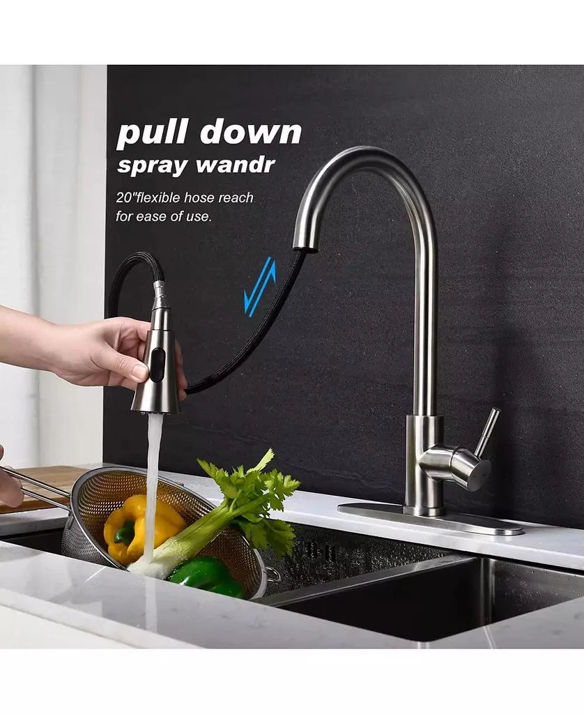 Flynama Kitchen Faucet with Pull Out Spraye 5