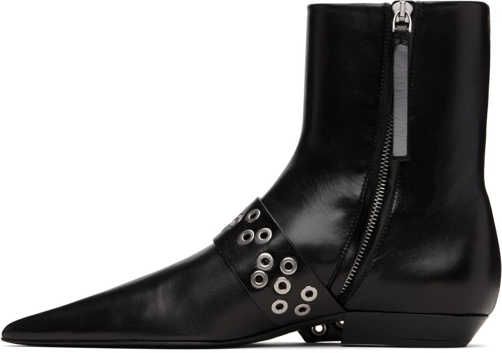 Jil Sander Black Ankle Boots 3