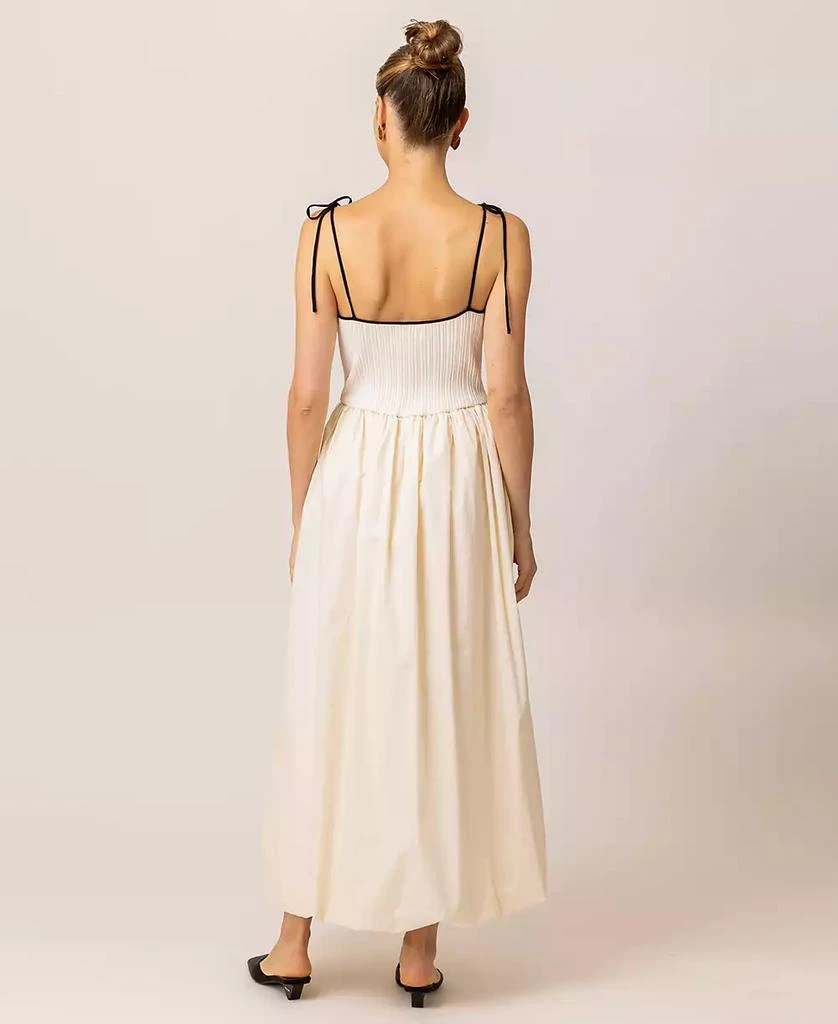 Line & Dot Women's Jules Mixed-Media Maxi Dress 4