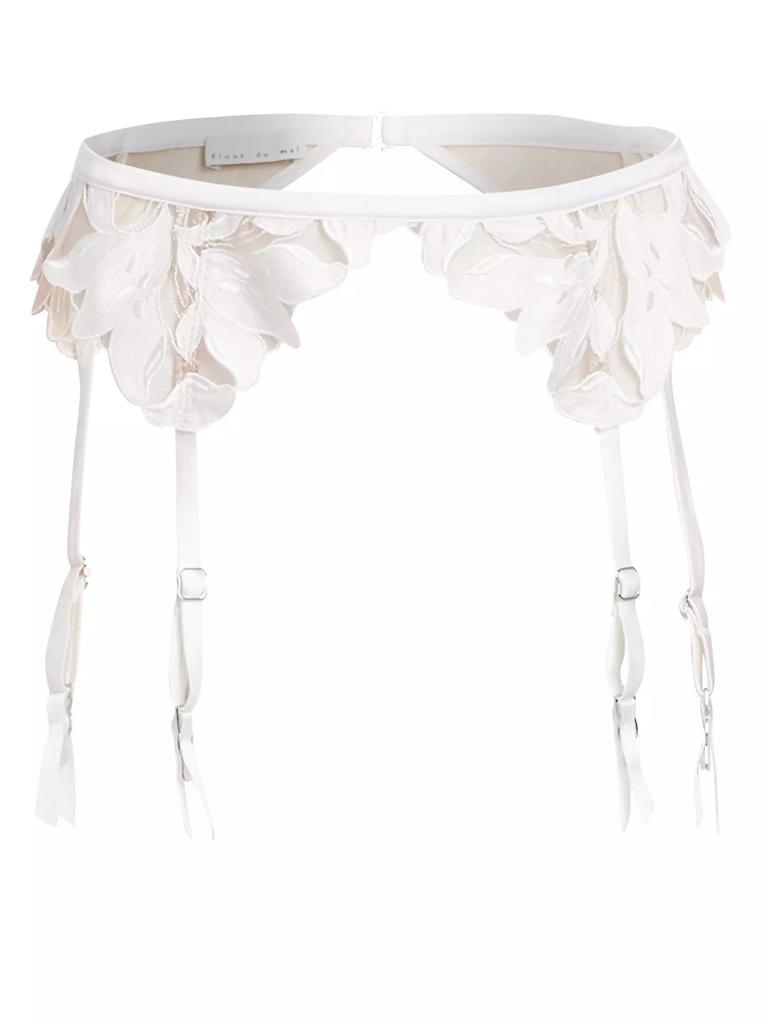 Fleur du Mal Lily Lace Garter