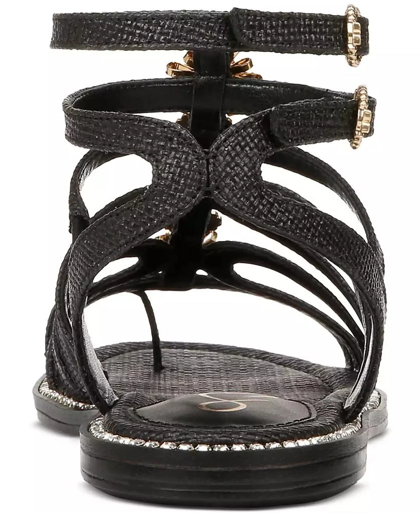 Sam Edelman Tianna Embellished Strappy Gladiator Flat Sandals 3