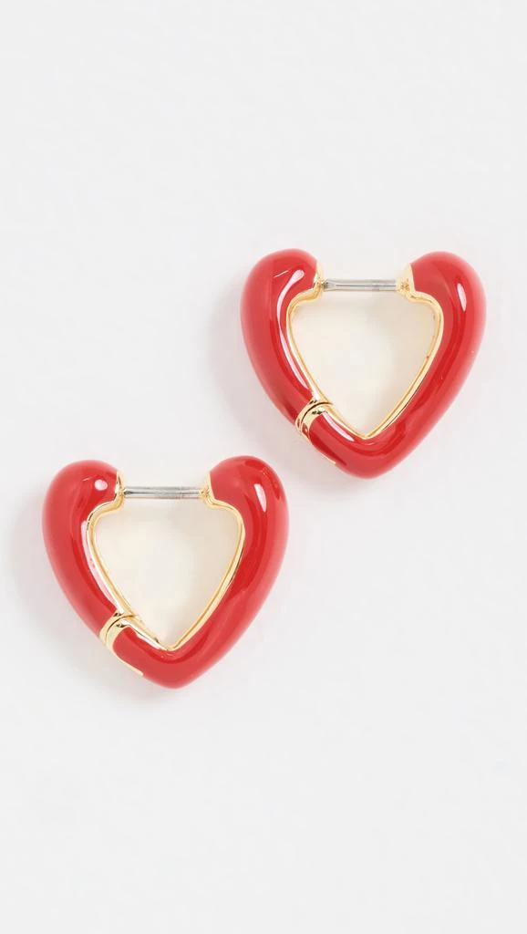 Gorjana Amour Heart Huggies 1