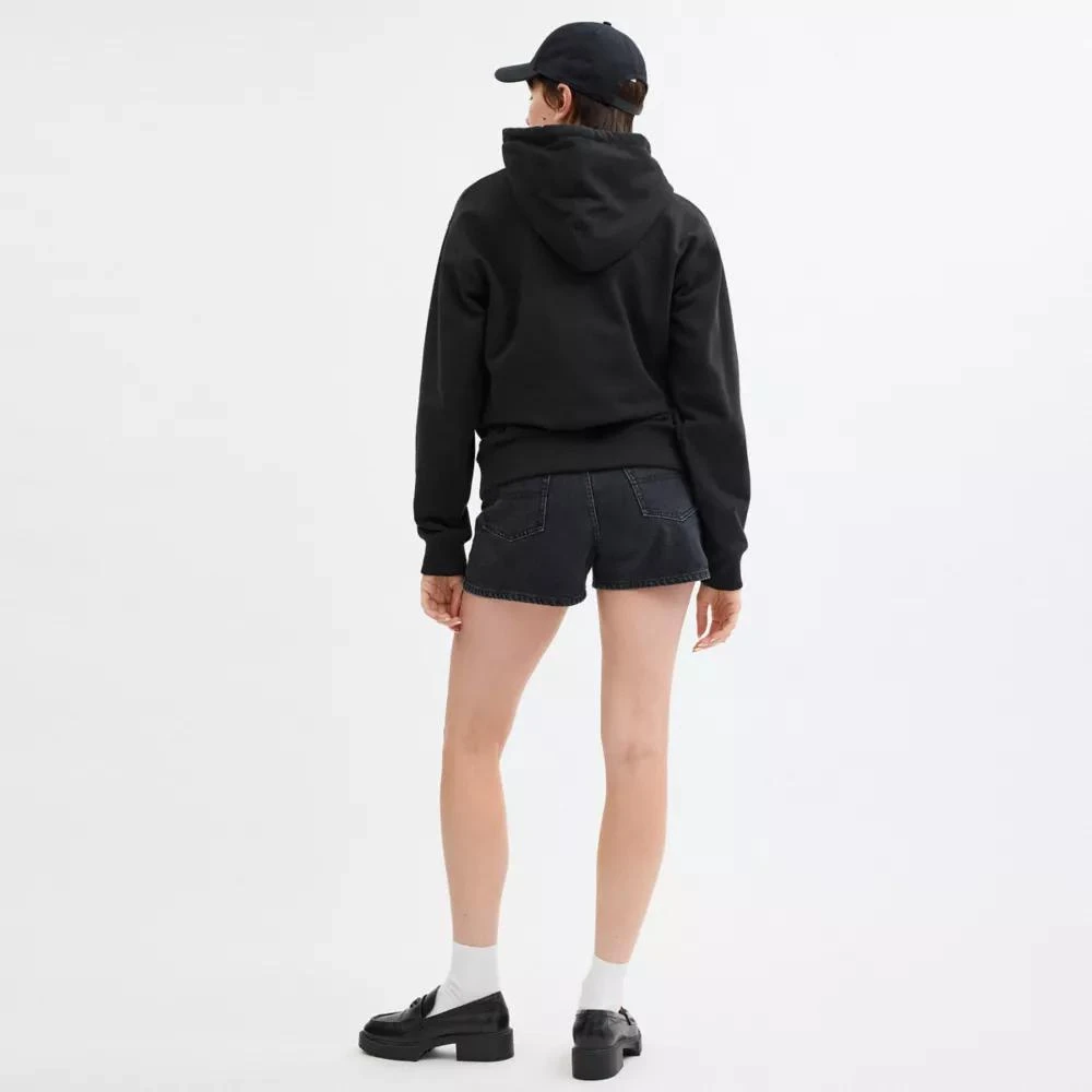 Coach Halloween Black Cat Moon Signature Square Hoodie 3