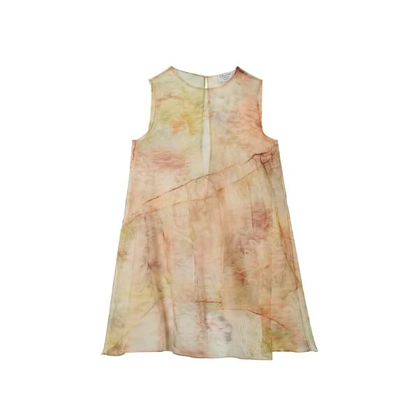 Collina Strada Silk organza mini dress 1
