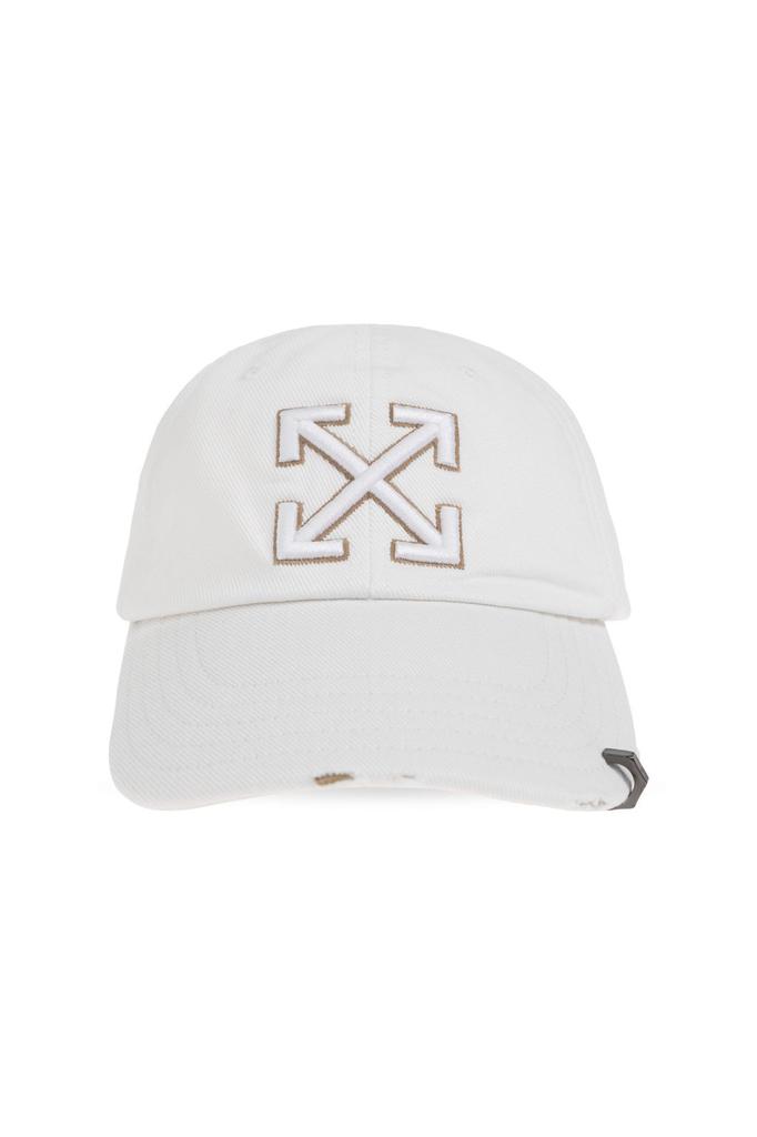 【関税&送料込み】Off-White Bookish Logo-Embroidered Hat Off-White Off-White Bookish Logo Embroidered Beanie - Hats