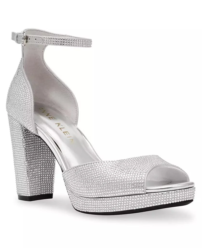 Anne Klein Women's Vista Embellished Platform Dress Sandals 1