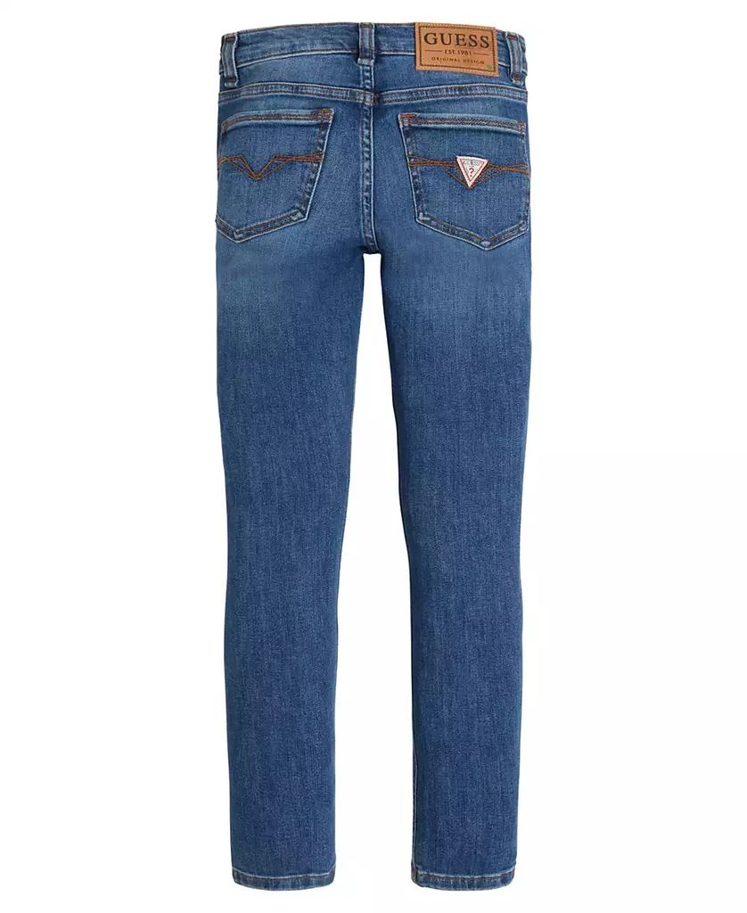 GUESS Big Boys Skinny Fit Stretch Denim 5 Pocket Jeans 5