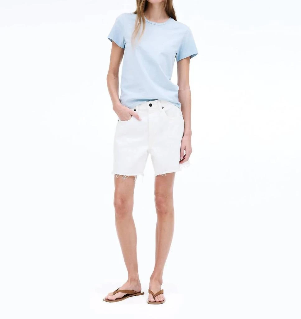 SLVRLAKE Slvrlake - Sienna Cut Off Mid Rise Shorts 2