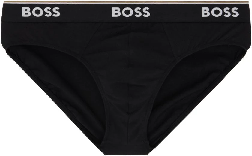 Hugo Boss Three-Pack Black Briefs 6