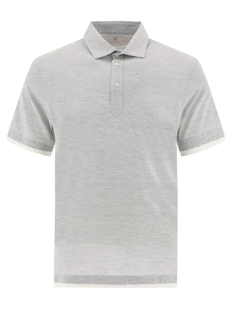Brunello Cucinelli Brunello Cucinelli "Faux-Layering" Polo Shirt 1