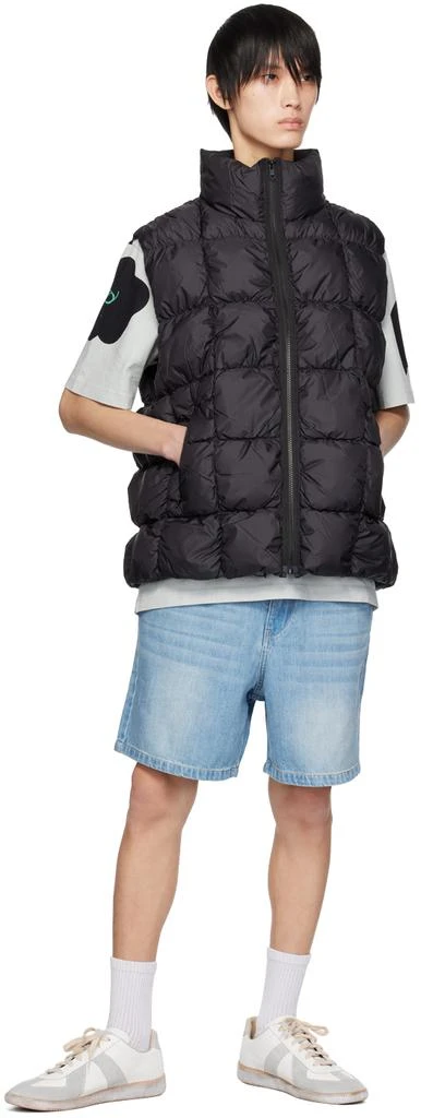 A PERSONAL NOTE 73 Black Quilted Down Vest 4